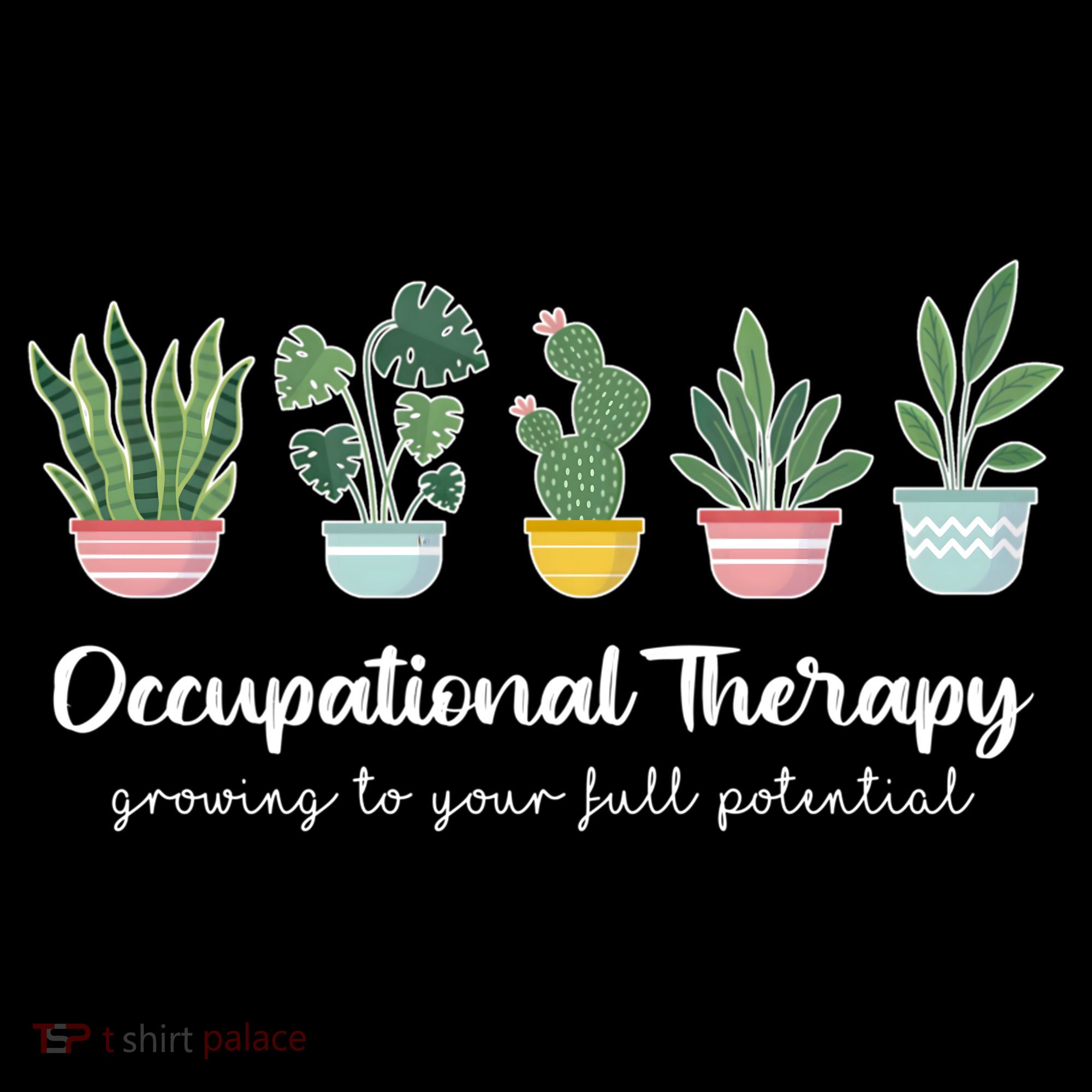 Occupational Therapy Pediatric Therapist Ot Month Cute Plant Great Gift Coffee Mug