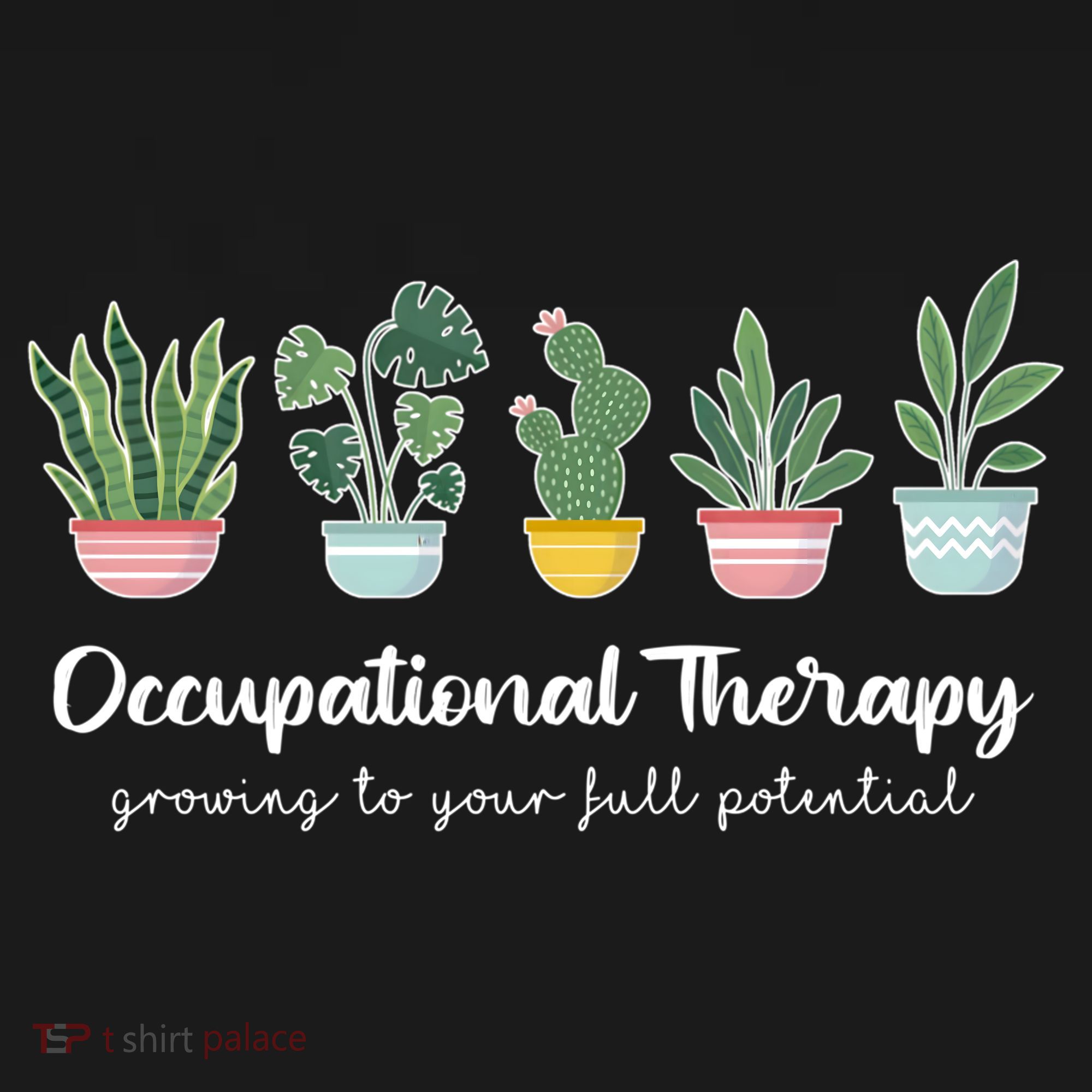 Occupational Therapy Pediatric Therapist Ot Month Cute Plant Great Gift Women's Hoodie