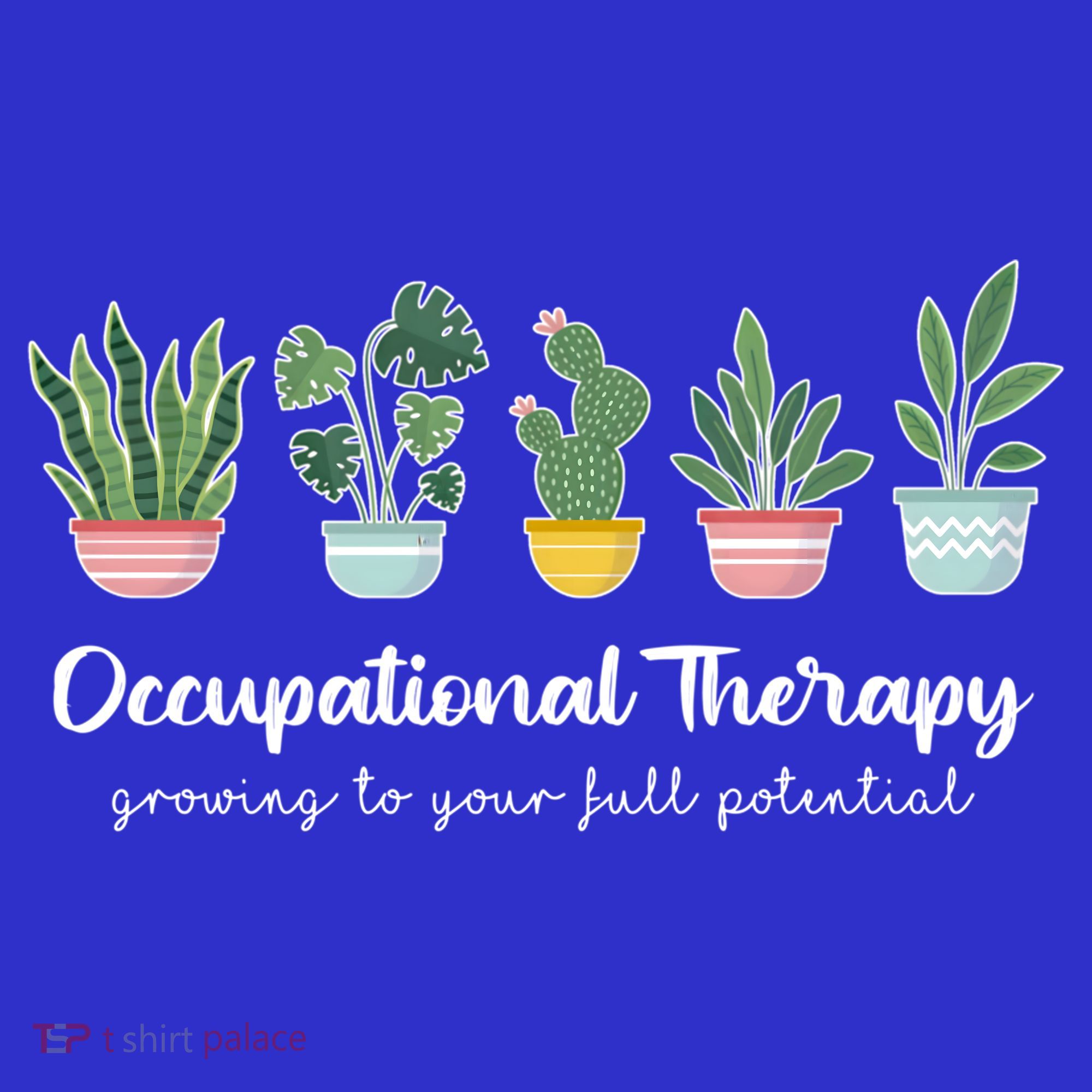 Occupational Therapy Pediatric Therapist Ot Month Cute Plant Great Gift Long Sleeve Shirt
