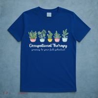 Occupational Therapy Pediatric Therapist Ot Month Cute Plant Great Gift T-Shirt thumb 5