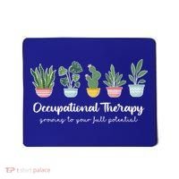 Occupational Therapy Pediatric Therapist Ot Month Cute Plant Great Gift Mousepad thumb 0