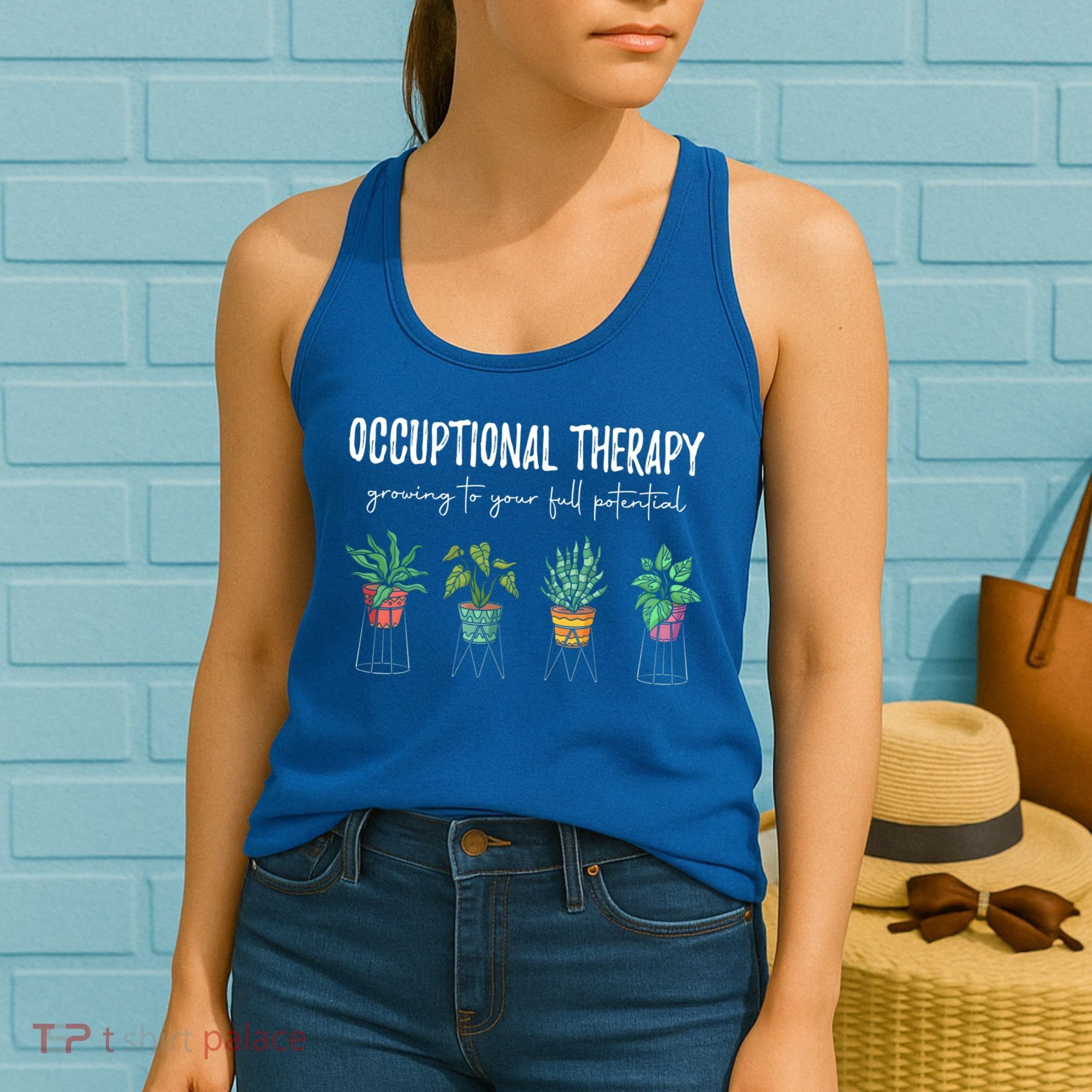 Occupational Therapy Pediatric Therapist Ot Month Gift Women's Tank Top