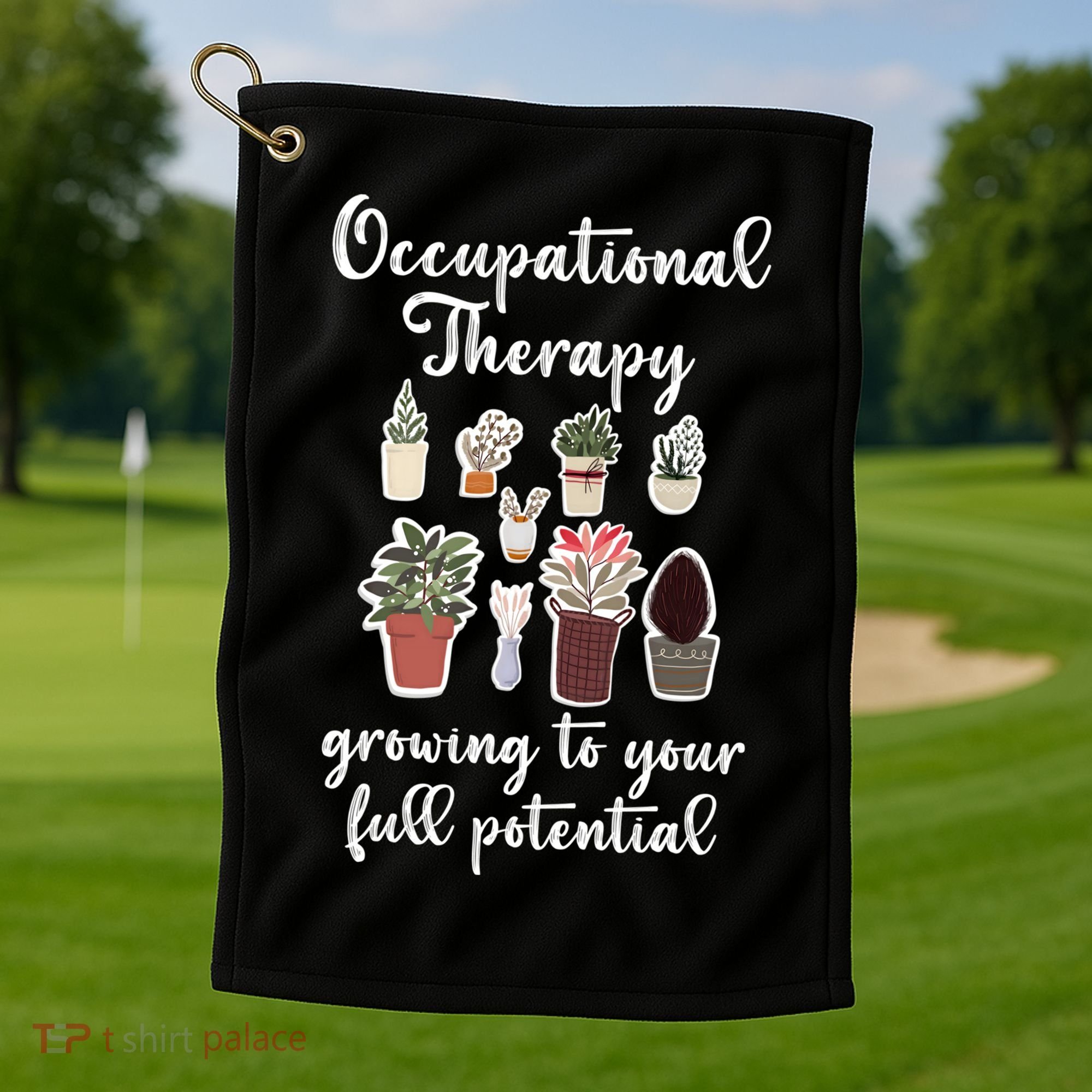 Occupational Therapy Pediatric Therapist Ot Month Cute Gift Golf Towel