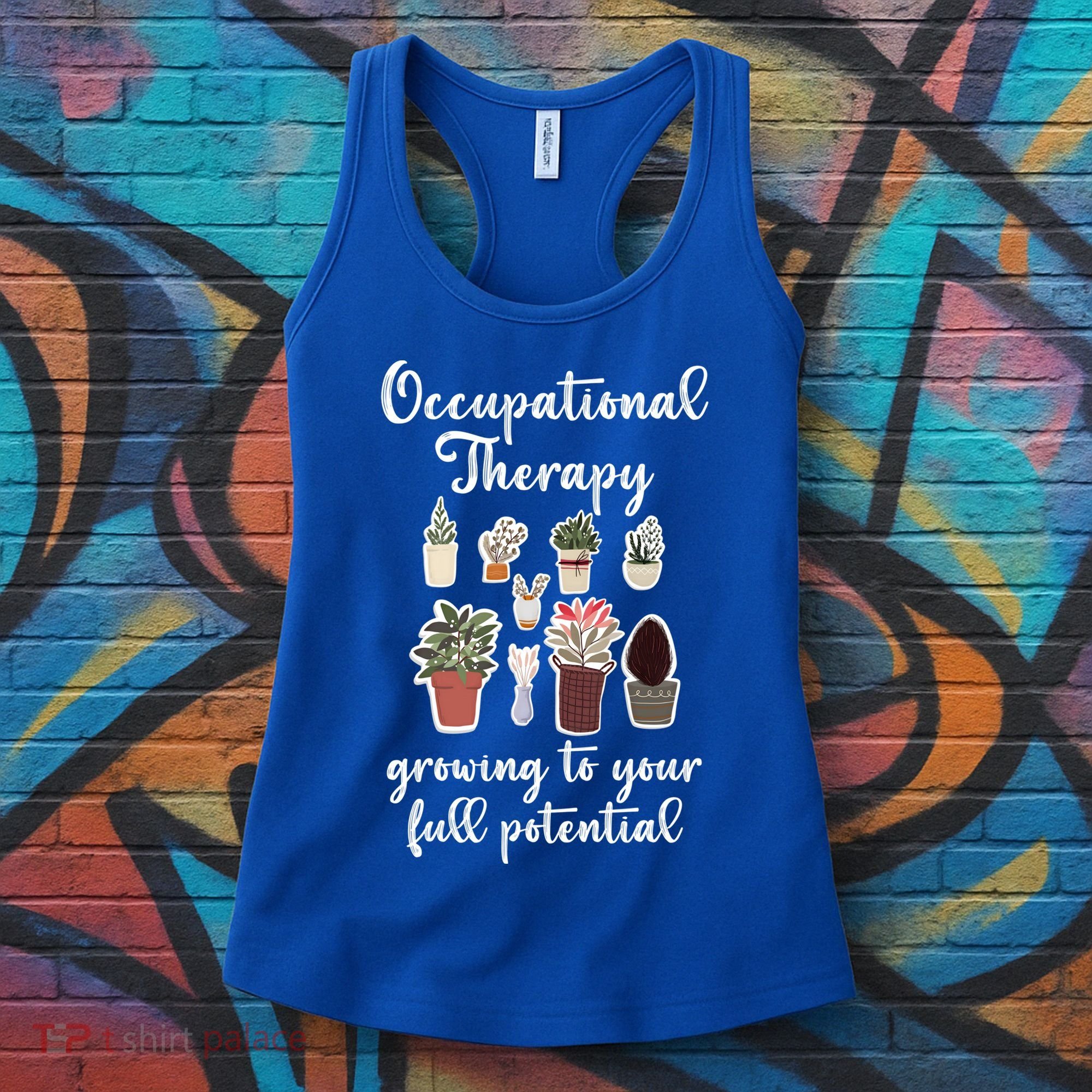 Occupational Therapy Pediatric Therapist Ot Month Cute Gift Women's Tank Top