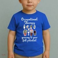 Occupational Therapy Pediatric Therapist Ot Month Cute Gift Toddler T-Shirt thumb 2