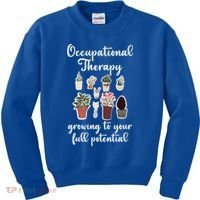 Occupational Therapy Pediatric Therapist Ot Month Cute Gift Kids Sweatshirt thumb 0