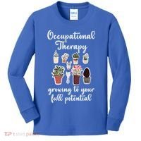Occupational Therapy Pediatric Therapist Ot Month Cute Gift Kids Long Sleeve Shirt thumb 0