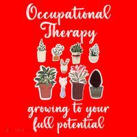 Occupational Therapy Pediatric Therapist Ot Month Cute Gift Santa Hat thumb 1