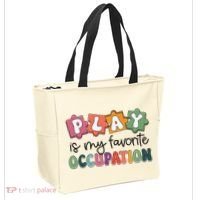 Occupational Therapy Play Is My Favorite Occupation Ot Fine Tote Bag thumb 2