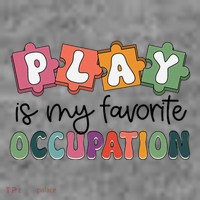 Occupational Therapy Play Is My Favorite Occupation Ot Fine Toddler Hoodie thumb 2