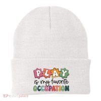 Occupational Therapy Play Is My Favorite Occupation Ot Fine Beanie thumb 0