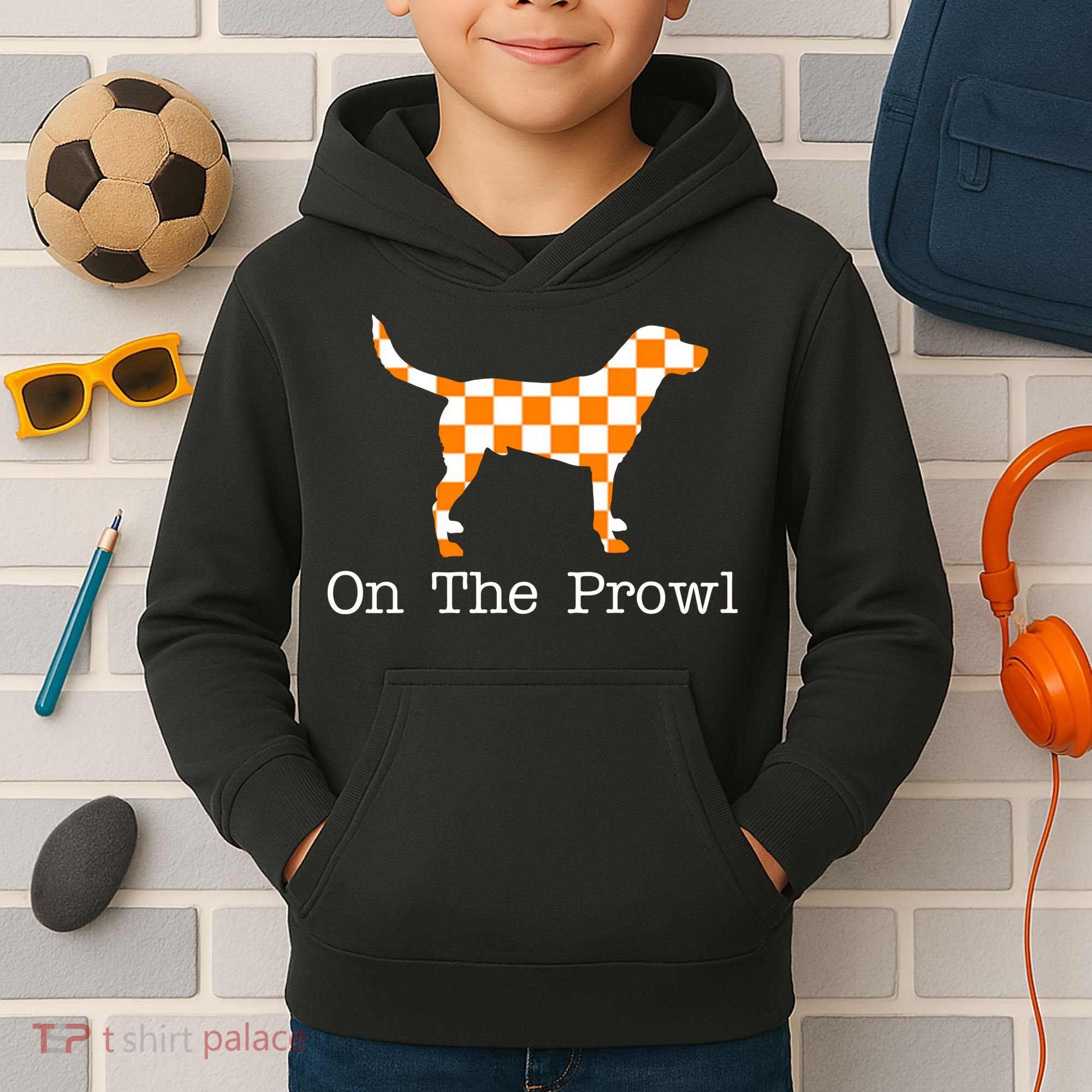 On The Prowl Gift For Animal Lover Kids Hoodie