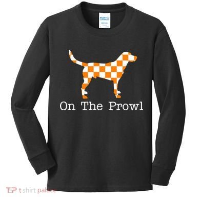 On The Prowl Gift For Animal Lover Kids Long Sleeve Shirt
