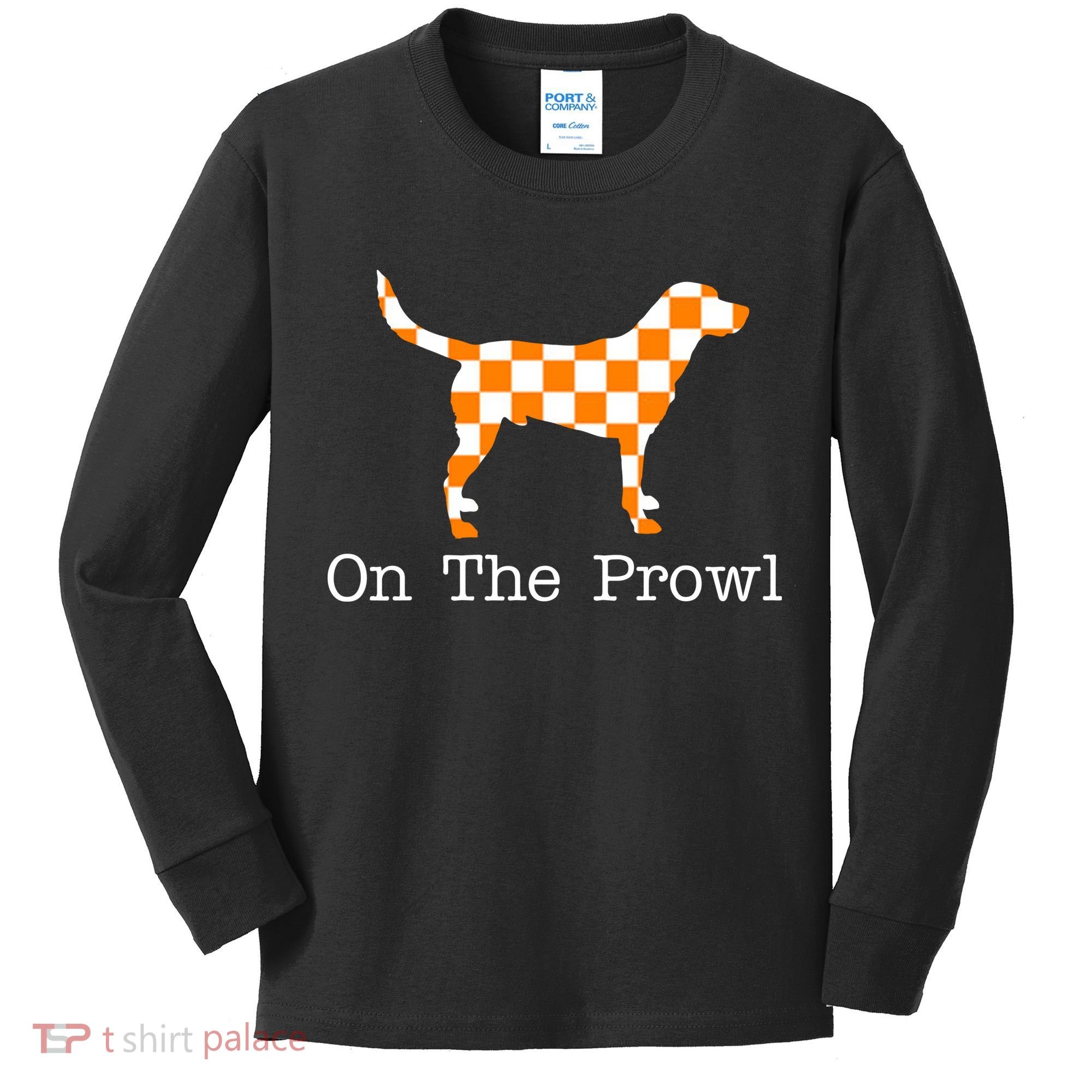 On The Prowl Gift For Animal Lover Kids Long Sleeve Shirt
