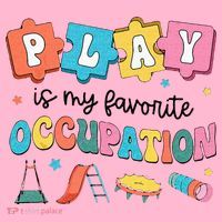 Occupational Therapy Play Is My Favorite Occupation Cool OT Coaster thumb 2
