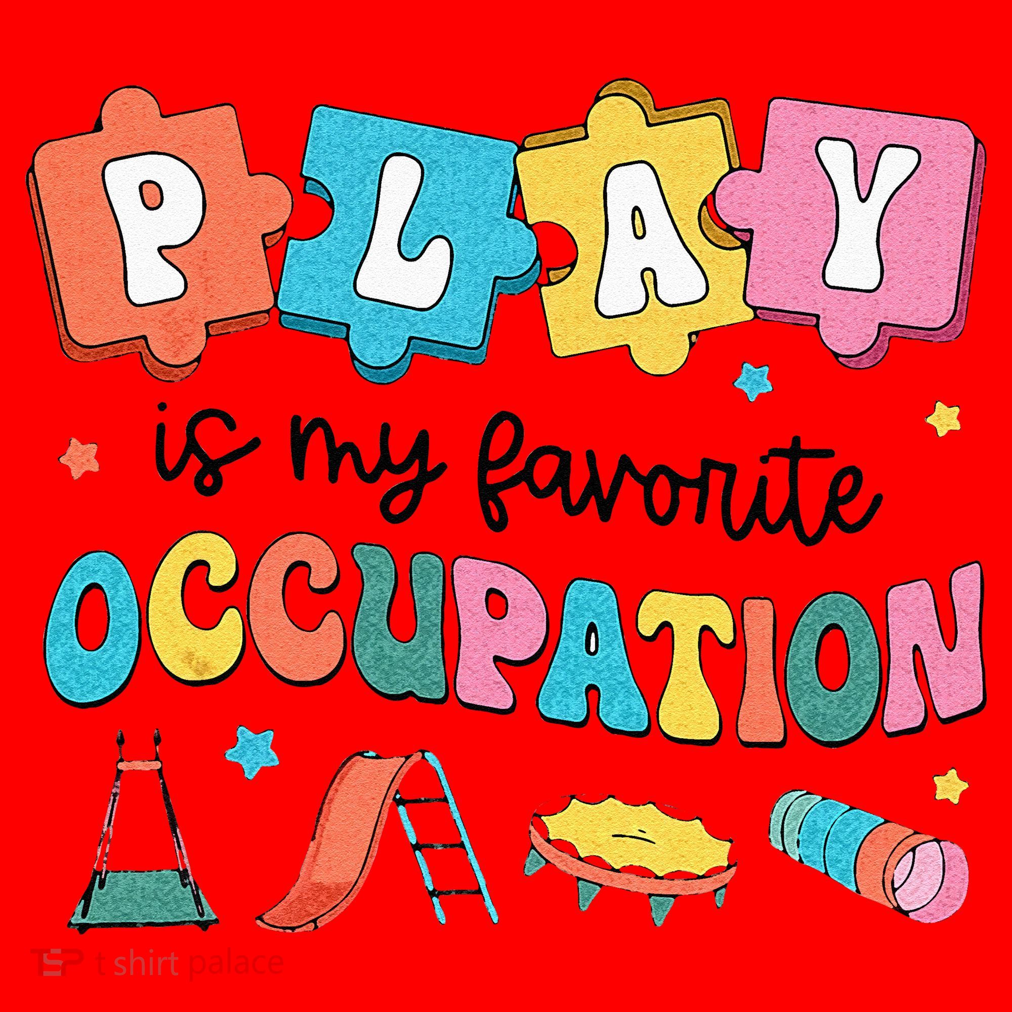 Occupational Therapy Play Is My Favorite Occupation Cool OT Santa Hat