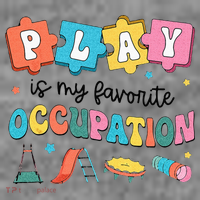 Occupational Therapy Play Is My Favorite Occupation Cool OT Toddler Hoodie thumb 2