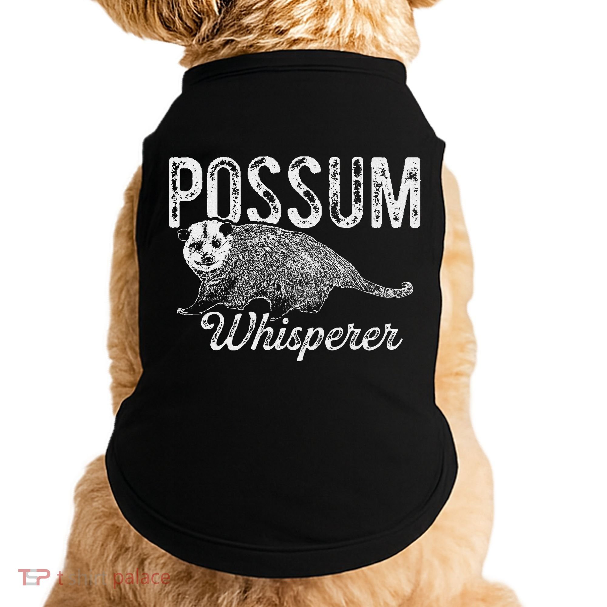 Opossum T Possum Whisperer I Love Possums Doggie Tank