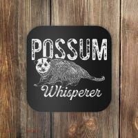 Opossum T Possum Whisperer I Love Possums Coaster thumb 0