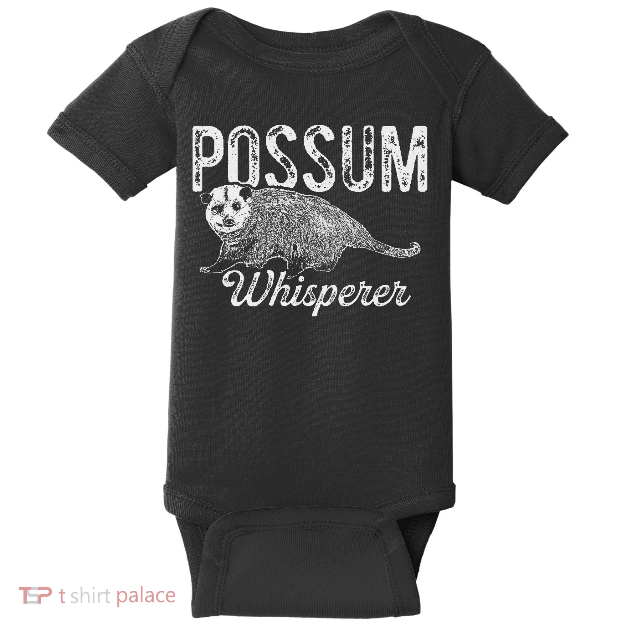 Opossum T Possum Whisperer I Love Possums Baby Bodysuit