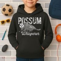 Opossum T Possum Whisperer I Love Possums Kids Hoodie thumb 2
