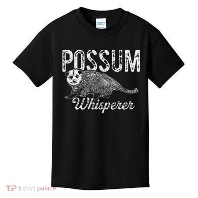 Opossum T Possum Whisperer I Love Possums Kids T-Shirt