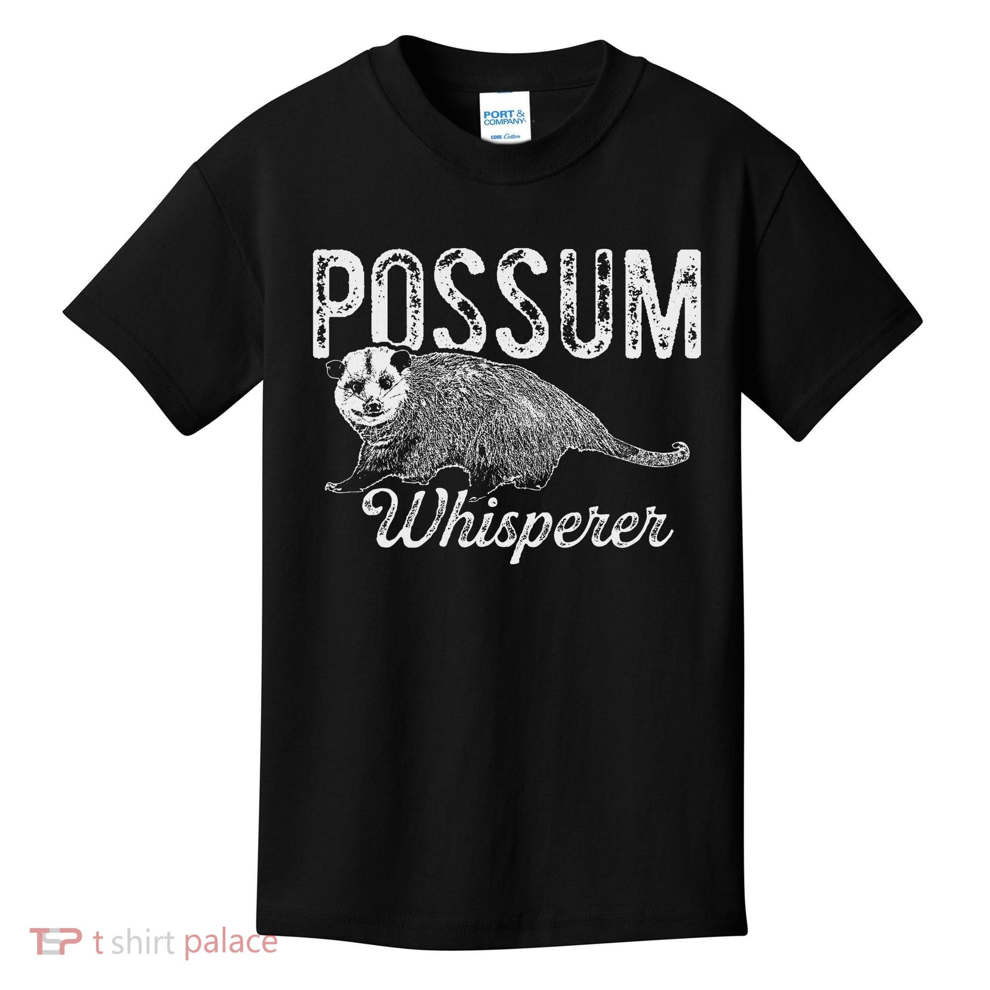 Opossum T Possum Whisperer I Love Possums Kids T-Shirt