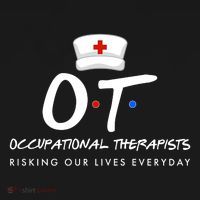 Occupational Therapists Risking Our Lives Everyday Coaster thumb 2