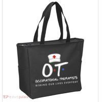 Occupational Therapists Risking Our Lives Everyday Tote Bag thumb 2