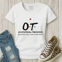 Occupational Therapists Risking Our Lives Everyday Women's T-Shirt thumb 3