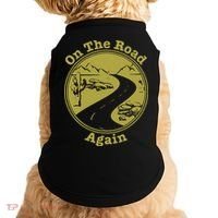 On The Road Again Vacation Camping Road Trip Doggie Tank thumb 0