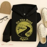 On The Road Again Vacation Camping Road Trip Hoodie thumb 4