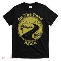 On The Road Again Vacation Camping Road Trip T-Shirt thumb 0