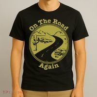 On The Road Again Vacation Camping Road Trip T-Shirt thumb 3