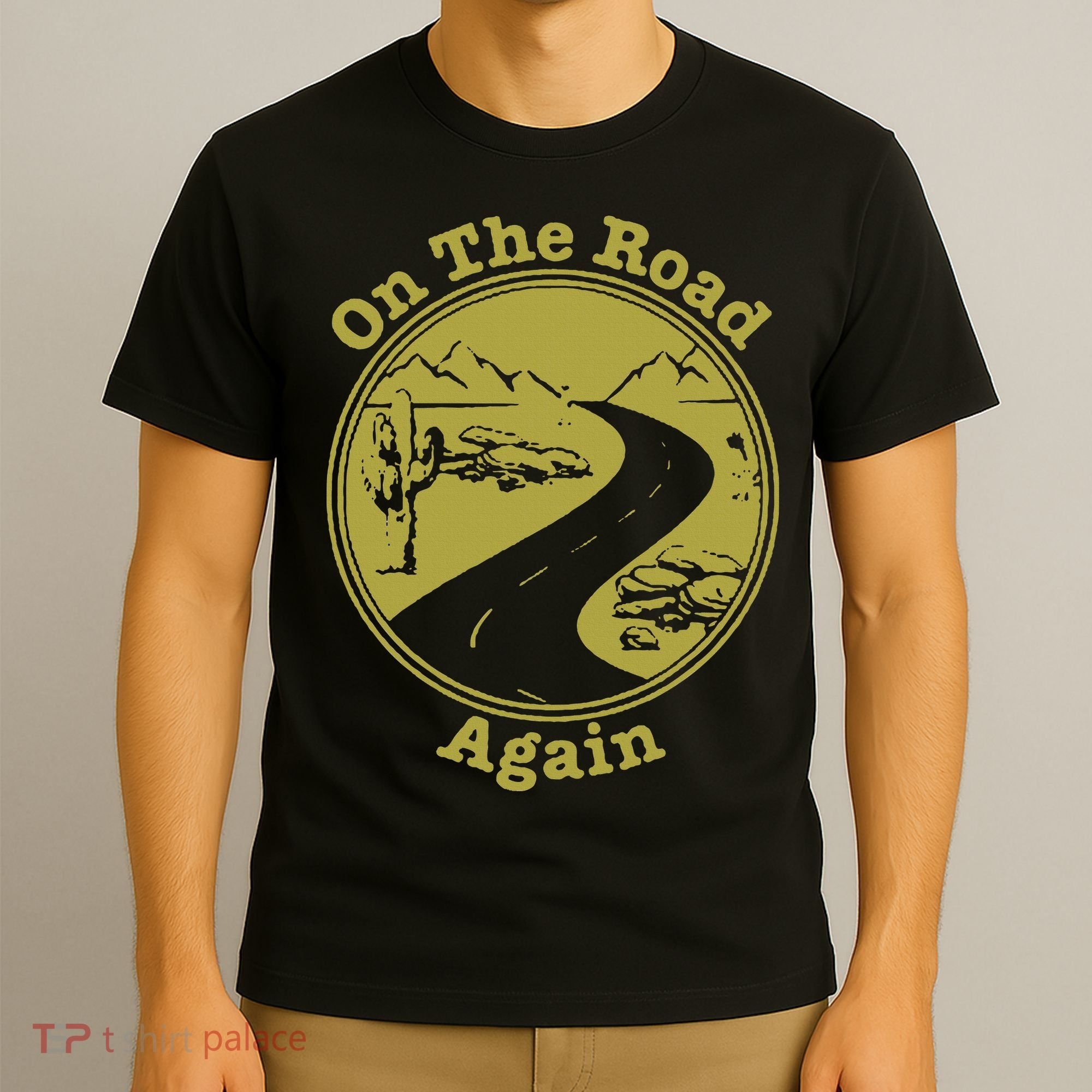 On The Road Again Vacation Camping Road Trip T-Shirt