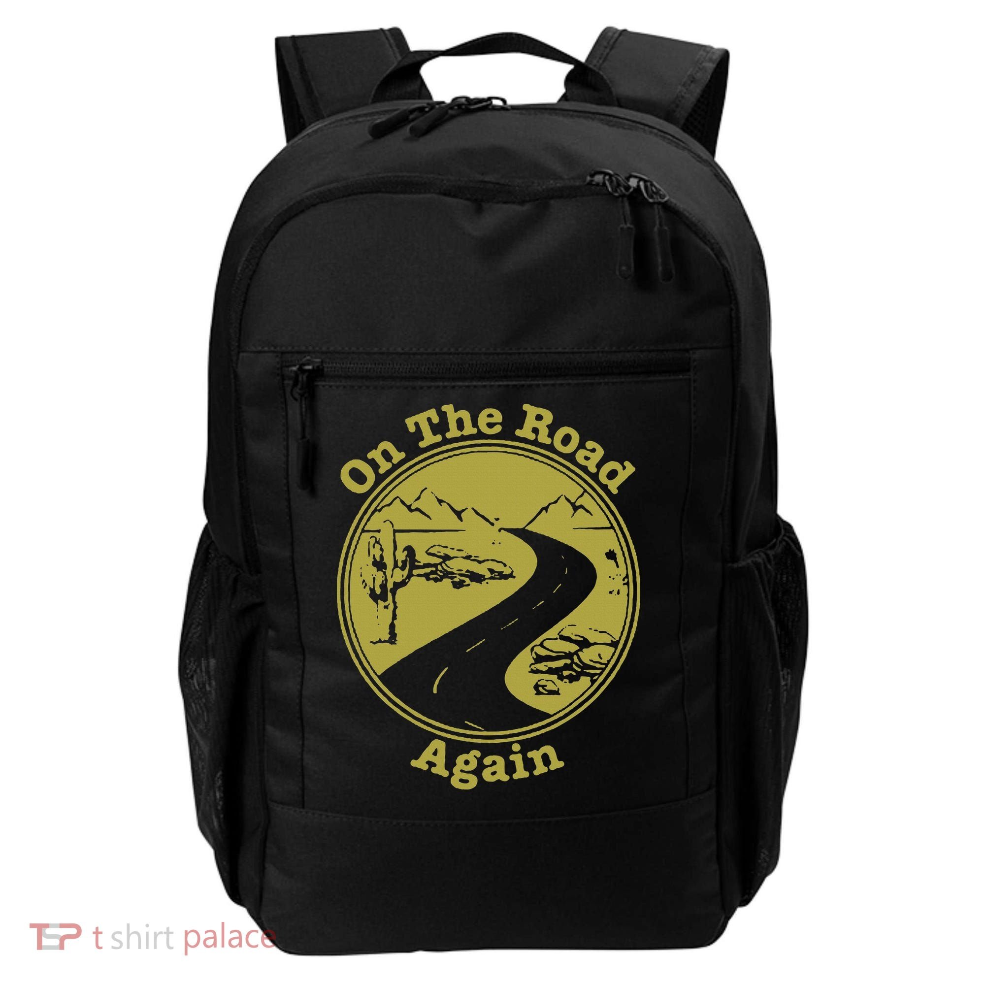 On The Road Again Vacation Camping Road Trip Backpack