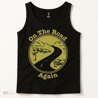 On The Road Again Vacation Camping Road Trip Tank Top thumb 2