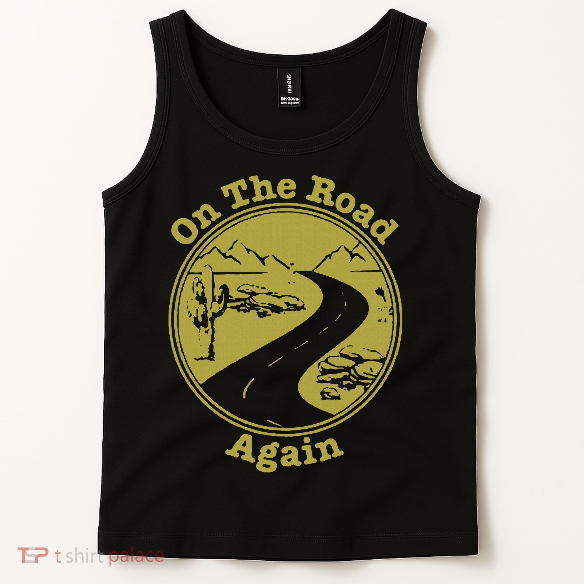 On The Road Again Vacation Camping Road Trip Tank Top