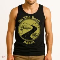 On The Road Again Vacation Camping Road Trip Tank Top thumb 3