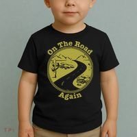 On The Road Again Vacation Camping Road Trip Toddler T-Shirt thumb 2