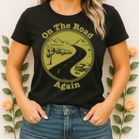 On The Road Again Vacation Camping Road Trip Women's T-Shirt thumb 2