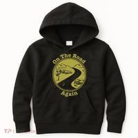 On The Road Again Vacation Camping Road Trip Kids Hoodie thumb 0