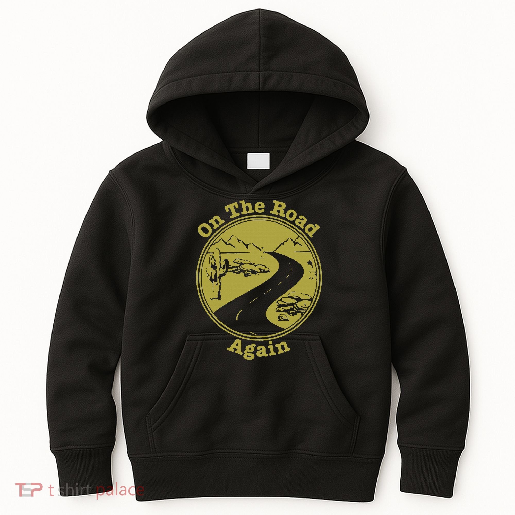 On The Road Again Vacation Camping Road Trip Kids Hoodie