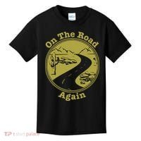 On The Road Again Vacation Camping Road Trip Kids T-Shirt thumb 0