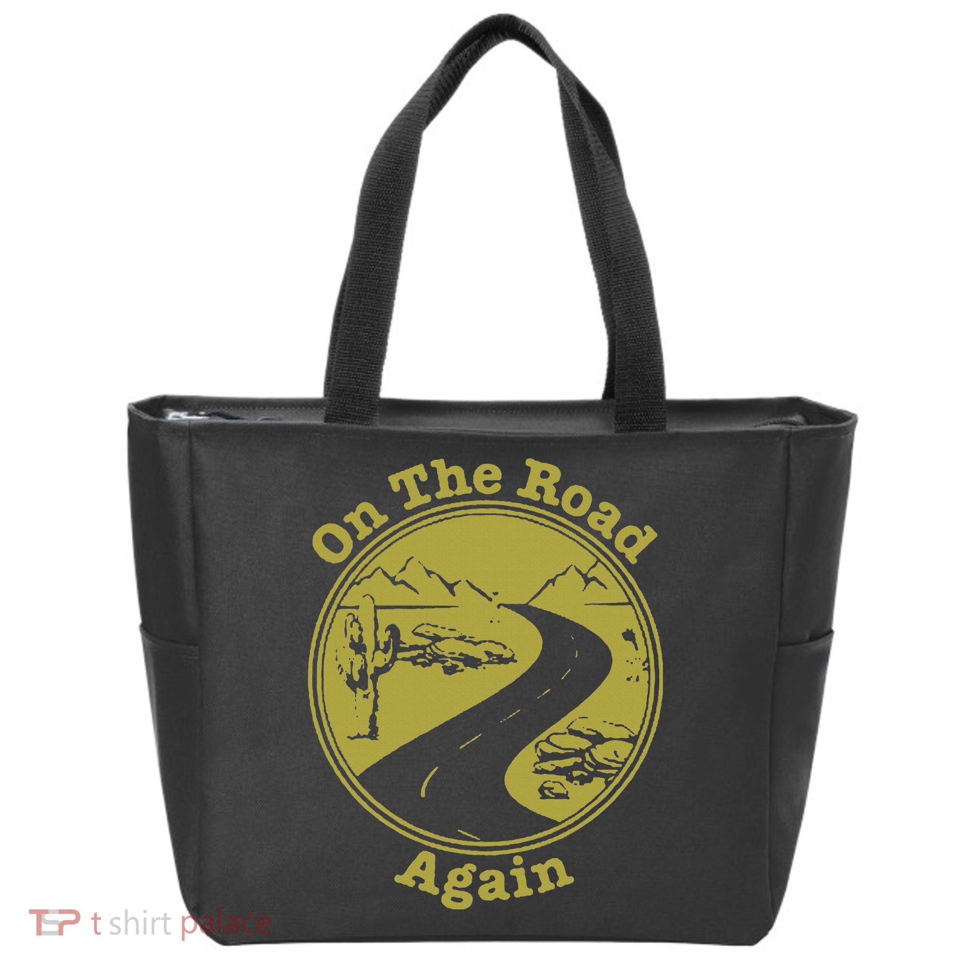 On The Road Again Vacation Camping Road Trip Tote Bag