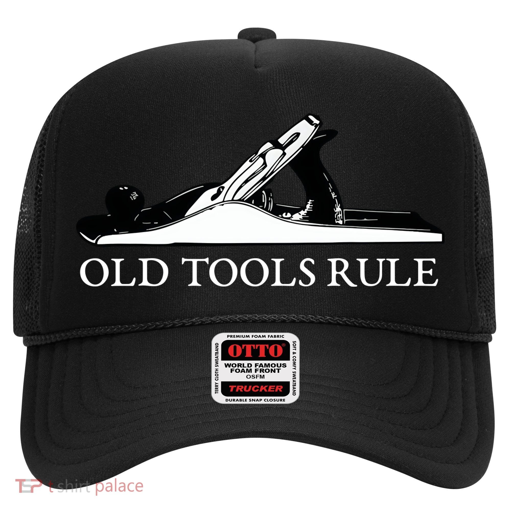 OLD TOOLS RULE HAND PLANE WOODWORKING MAN CAVE Hat
