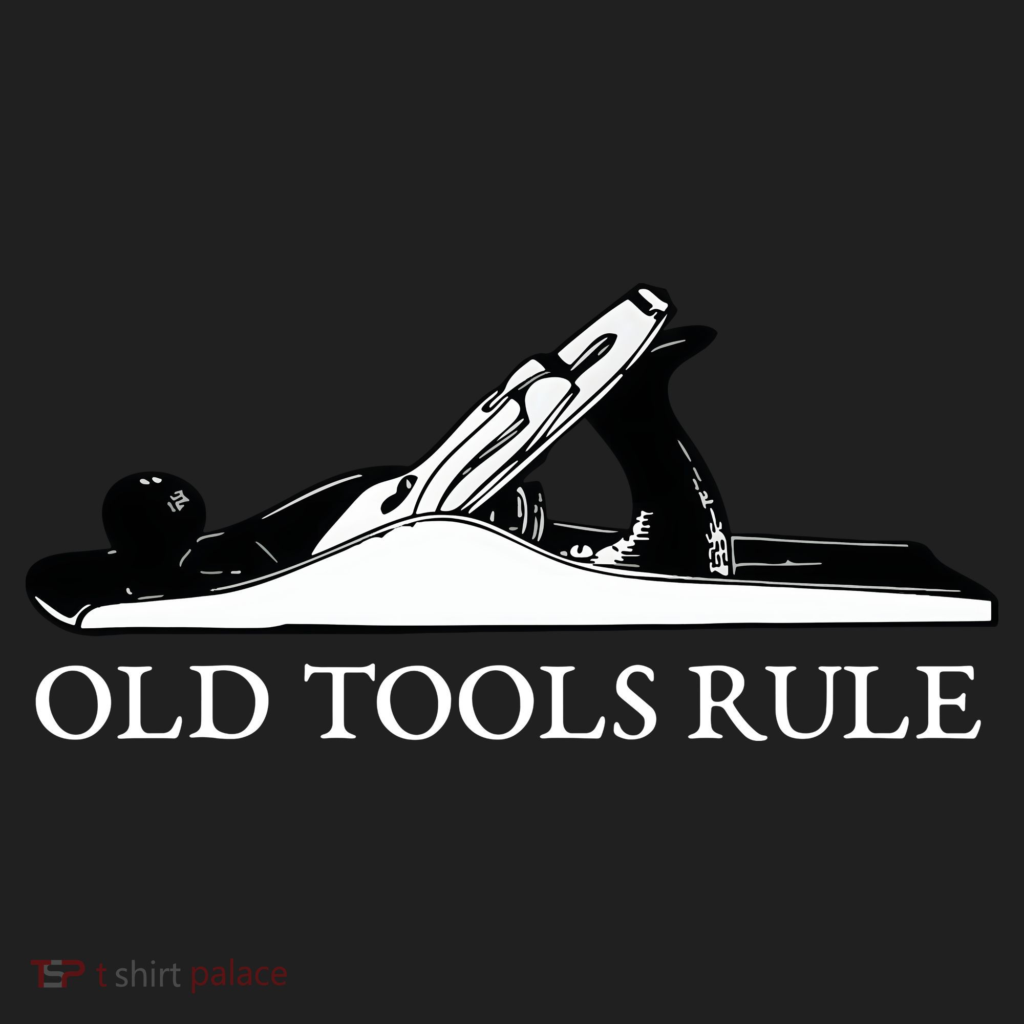 OLD TOOLS RULE HAND PLANE WOODWORKING MAN CAVE Golf Towel