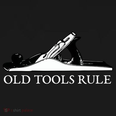 OLD TOOLS RULE HAND PLANE WOODWORKING MAN CAVE Women's Tri-Blend 3/4-Sleeve Raglan Shirt