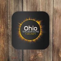 Ohio Total Solar Eclipse April 8 2024 Coaster thumb 0