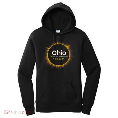 Ohio Total Solar Eclipse April 8 2024 Women's Hoodie